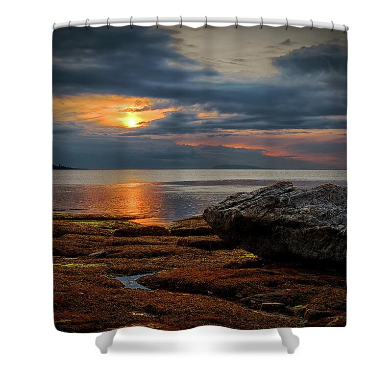Rock Shower Curtain featuring the photograph Balanced by Randy Hall
