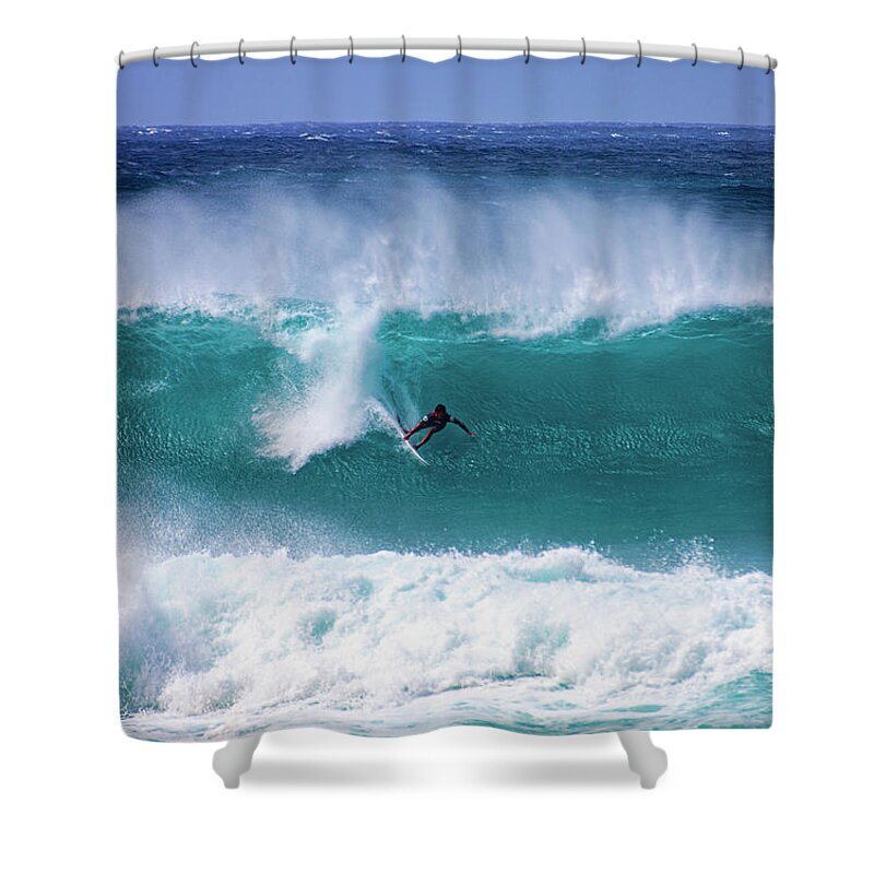 Hawaii Shower Curtain featuring the photograph Banzai Pipeline 21 by Anthony Jones