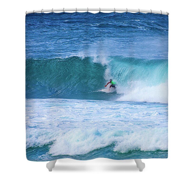 Hawaii Shower Curtain featuring the photograph Banzai Pipeline 30 by Anthony Jones