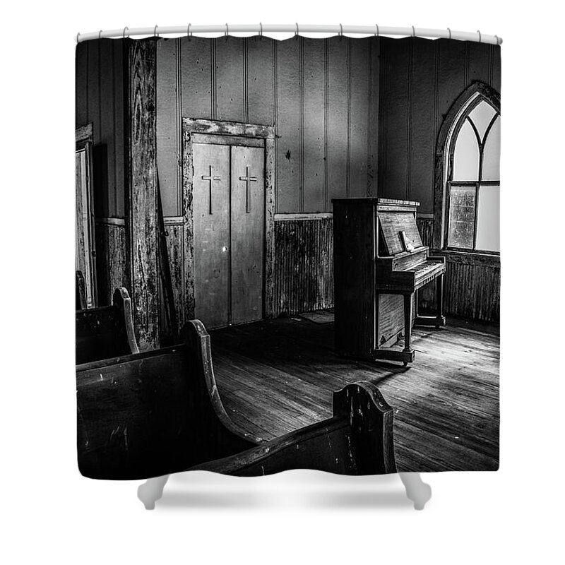 Ruins Shower Curtain featuring the photograph Be Still by KC Hulsman