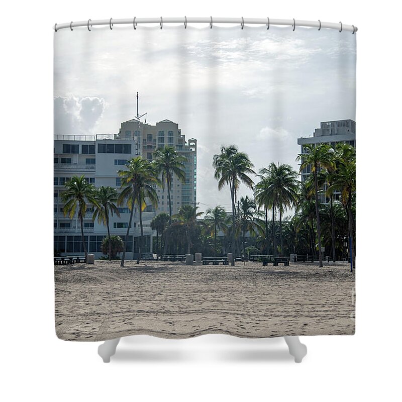Fort Lauderdale Shower Curtain featuring the photograph Beach Vibes by FineArtRoyal Joshua Mimbs