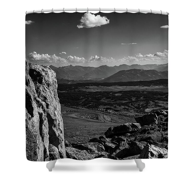 Wyoming Shower Curtain featuring the photograph Beartooth Pass by CJ Benson