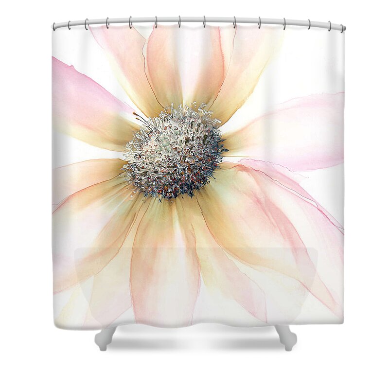 Flower Shower Curtain featuring the painting Beauty In Bloom by Kimberly Deene Langlois