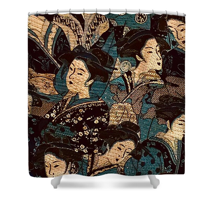 China Shower Curtain featuring the photograph Beauties by Kerry Obrist