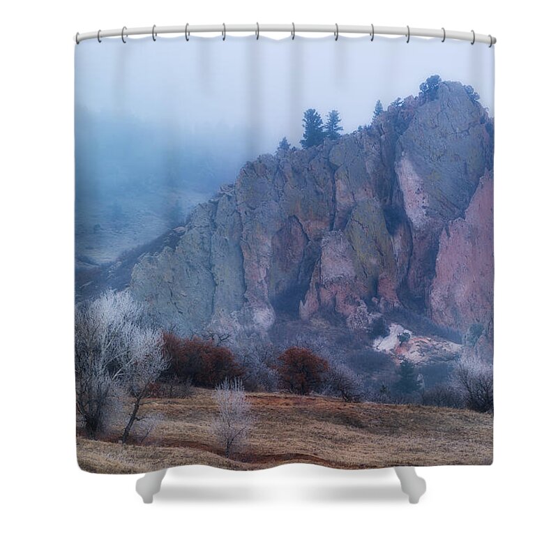 Co Shower Curtain featuring the photograph Bee Rock by Doug Wittrock