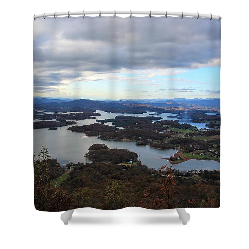 Mountain Shower Curtain featuring the photograph Bell Mountain by Richie Parks