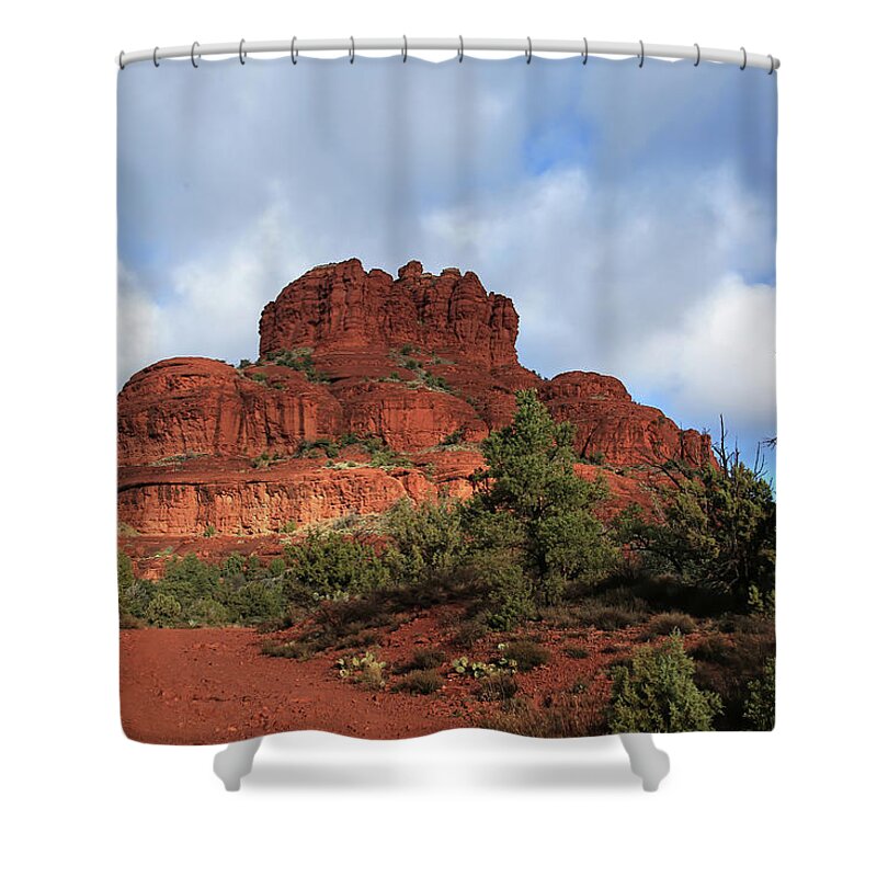 Sedona Shower Curtain featuring the photograph Bell Rock by Donna Kennedy