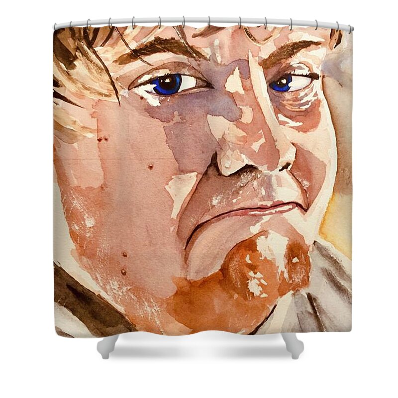 Son Shower Curtain featuring the painting Beloved Son by Bryan Brouwer