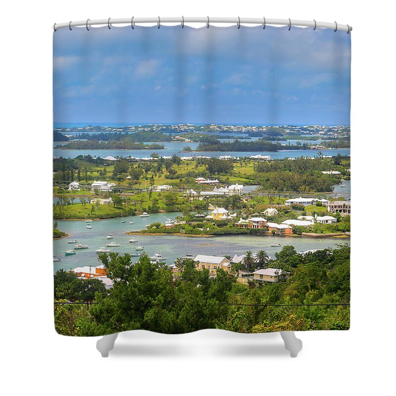 Bermuda Shower Curtain featuring the photograph Bermuda with a View by Auden Johnson