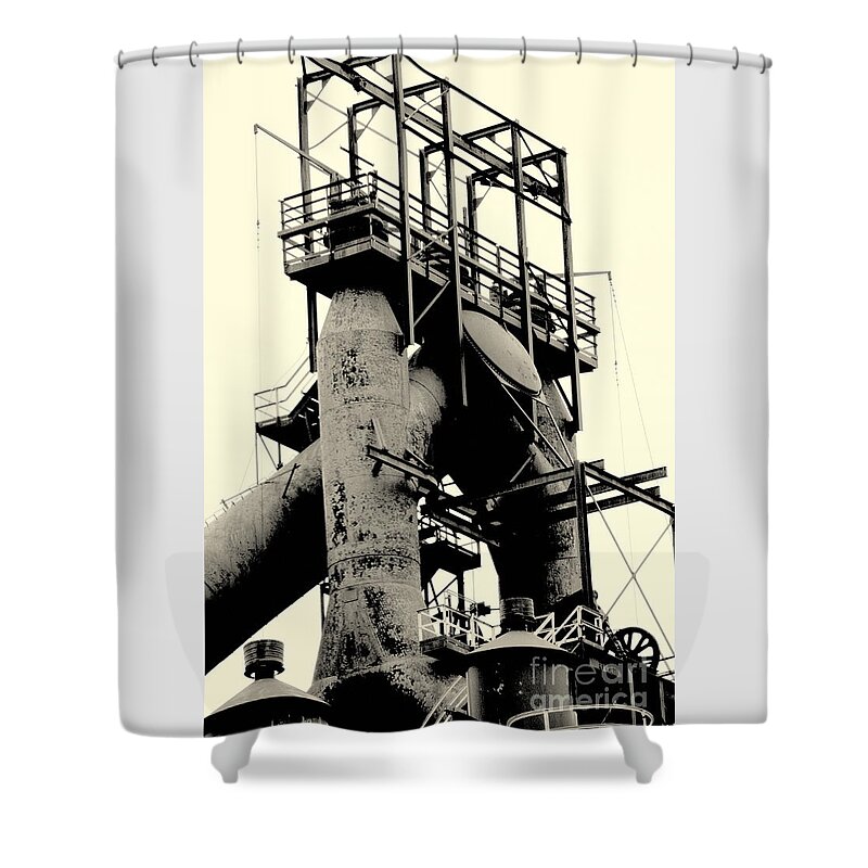  Industry Shower Curtain featuring the photograph Bethlehem Steel # 20 by Marcia Lee Jones