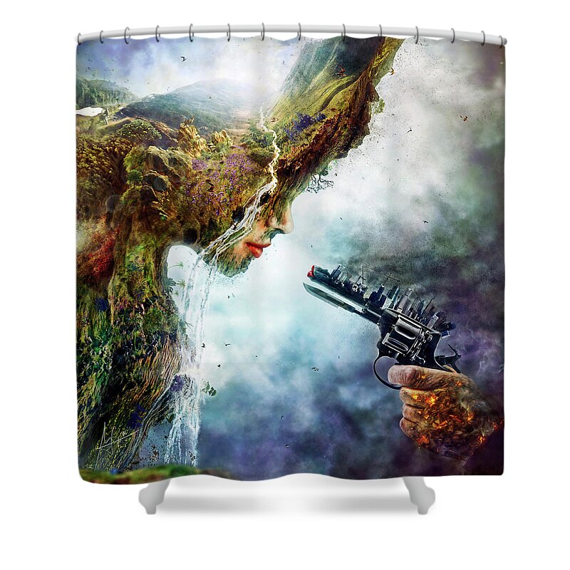 Pollution Shower Curtains