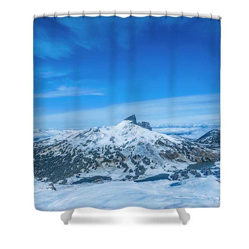 Environment Shower Curtain featuring the photograph Black Tusk by Pelo Blanco Photo
