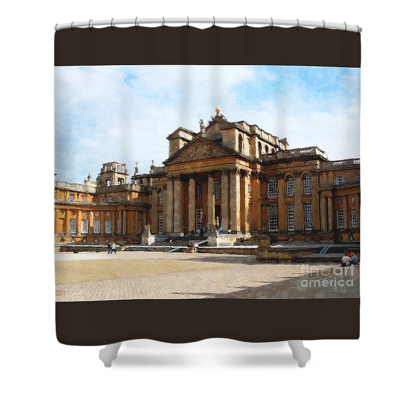Blenheim Palace Shower Curtain featuring the photograph Blenheim Palace Too by Brian Watt