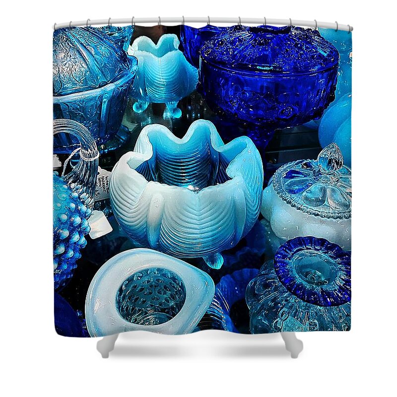  Shower Curtain featuring the photograph Blue by Stephen Dorton