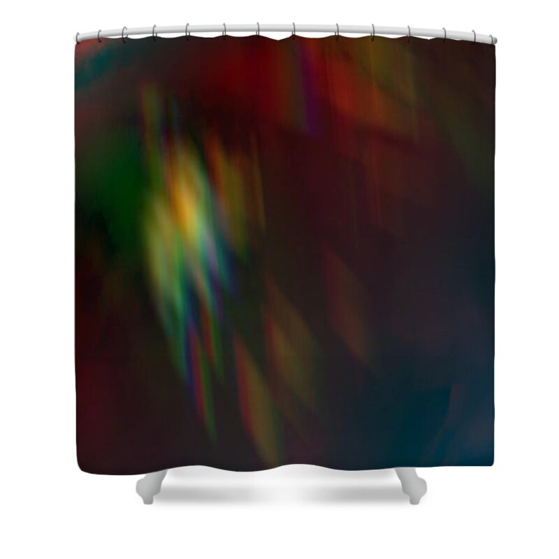  Shower Curtain featuring the digital art Blurry Feeling by Glenn Hernandez