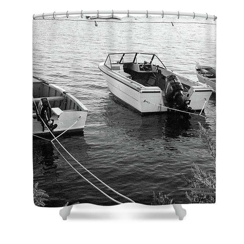 Boat Shower Curtain featuring the photograph Boats in Dutch Harbor by Jim Feldman