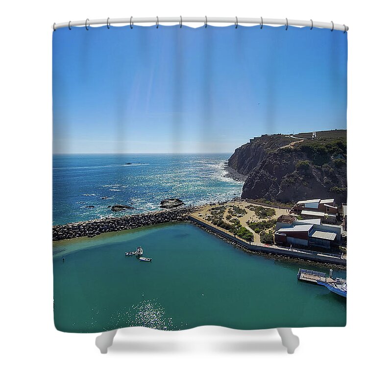 Sea Shower Curtain featuring the photograph Boats in the Harbor at Dana Point by Marcus Jones
