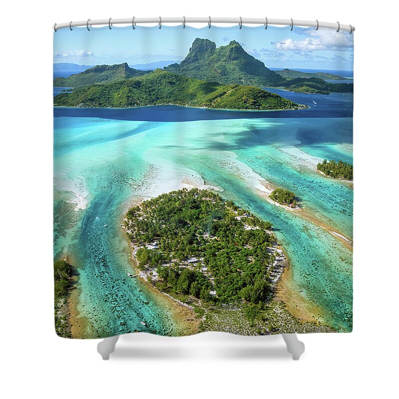 Bora Bora Shower Curtain featuring the photograph Bora Bora by Olivier Parent