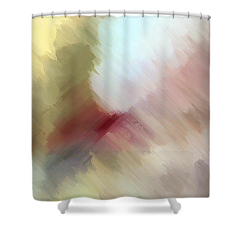 Christ Shower Curtain featuring the painting Born in Bethlehem by John Emmett