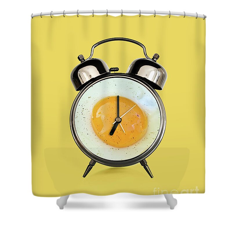 Breakfast Shower Curtain featuring the photograph Breakfast time by Delphimages Photo Creations