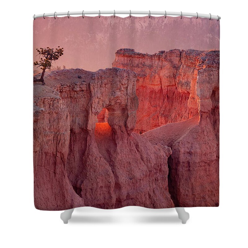 Bryce Cannon Shower Curtain featuring the photograph Bryce Cannon Formation by Nathan Wasylewski