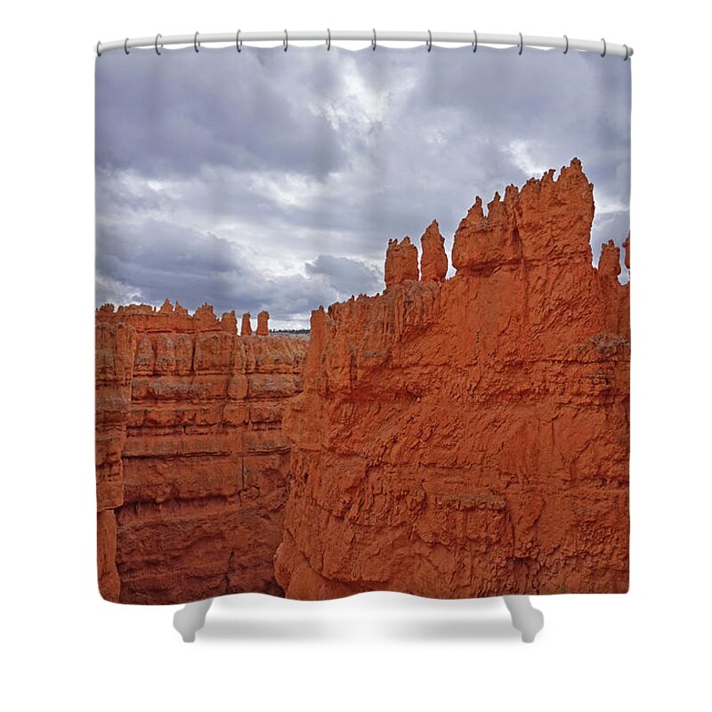 Bryce Canyon National Park Shower Curtain featuring the photograph Bryce Canyon National Park - Castle by Yvonne Jasinski