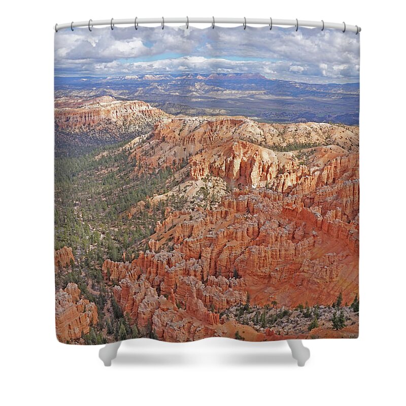 Bryce Canyon National Park Shower Curtain featuring the photograph Bryce Canyon National Park - Panorama by Yvonne Jasinski