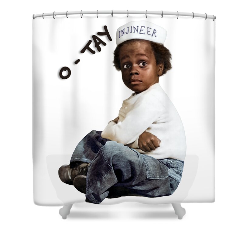 Buckwheat Shower Curtain featuring the photograph Buckwheat Injinier O Tay by Franchi Torres
