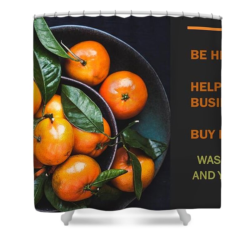 Buy Local Shower Curtain featuring the photograph Buy Local Produce by Nancy Ayanna Wyatt