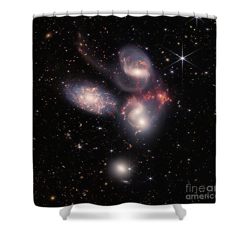 Astronomical Shower Curtain featuring the photograph C056/2350 by Science Photo Library