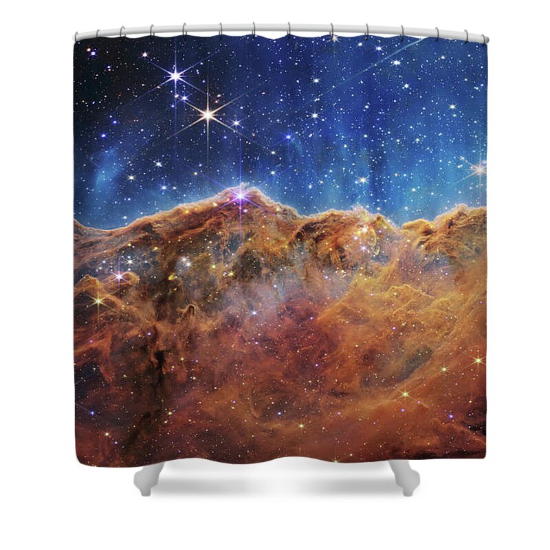 Astronomical Shower Curtain featuring the photograph C056/2352 by Science Photo Library