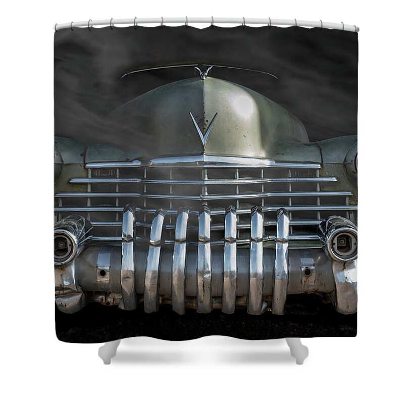 Old And Rusty Shower Curtain featuring the photograph Caddy by Mary Hone