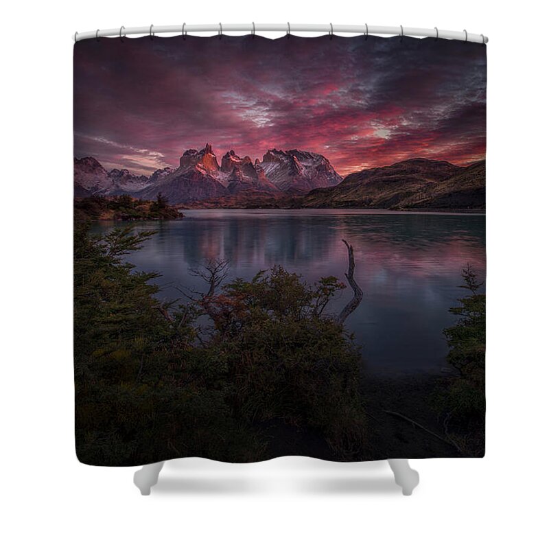 Mountain Sunrise Shower Curtains