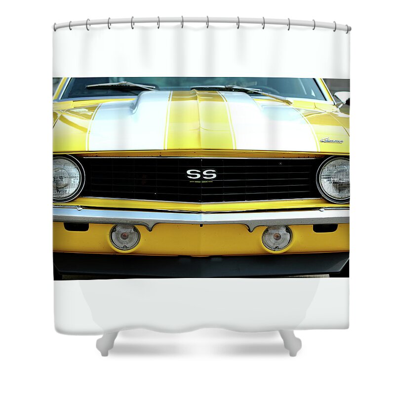 Chevrolet Camaro Ss Shower Curtain featuring the photograph Camaro SS by Lens Art Photography By Larry Trager