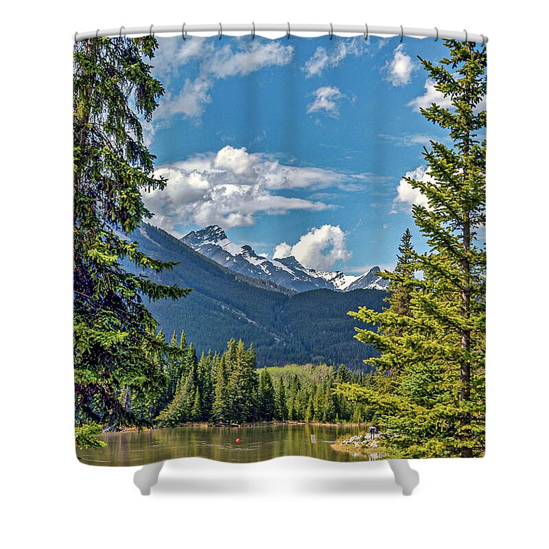 Alaska Shower Curtain featuring the photograph Canadian Rockies, Canada by Mark Llewellyn