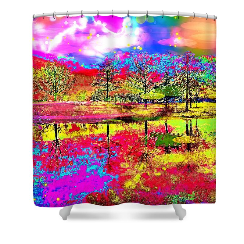 Colors Shower Curtain featuring the photograph Candy Land by Abbie Loyd Kern