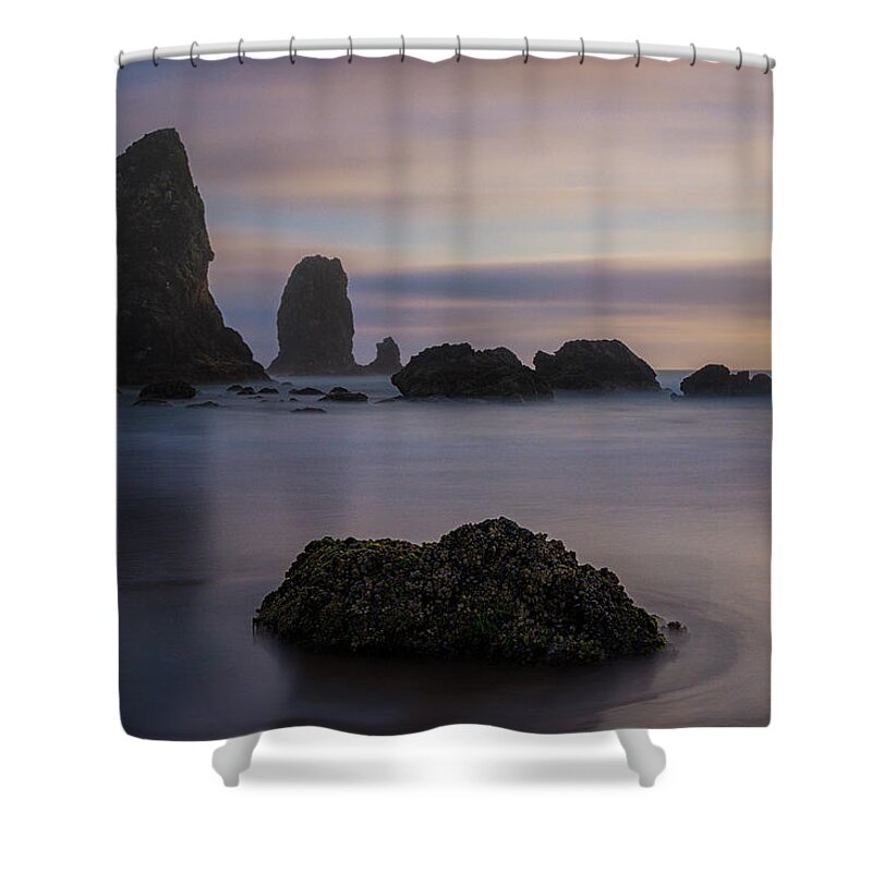 Oregon Shower Curtain featuring the photograph Cannon Beach 3 by Robert Fawcett