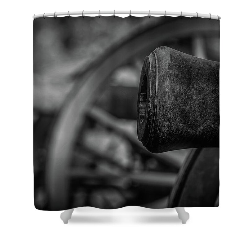 Cannon Shower Curtain featuring the photograph Cannons at Shiloh by James C Richardson