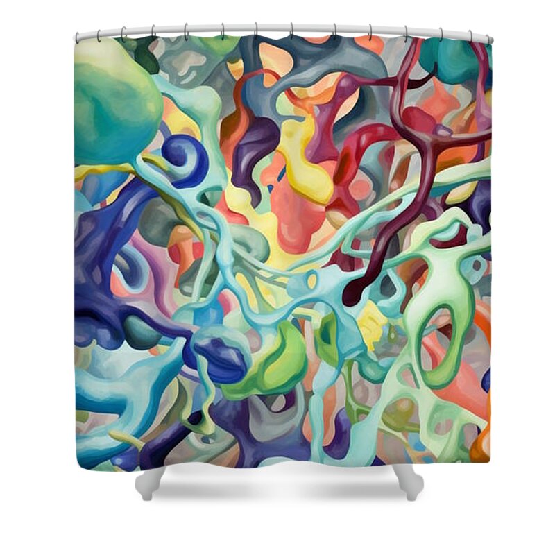  Shower Curtain featuring the digital art Case No 1 by Mark Slauter