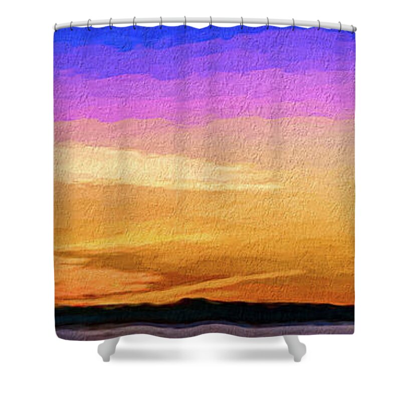 California Shower Curtain featuring the photograph Catalina Sunset 25 by Stefan H Unger