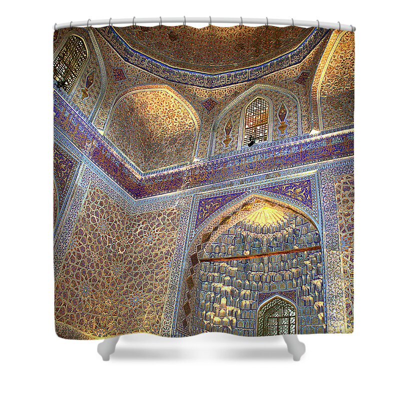  Shower Curtain featuring the photograph Central Asia 27 by Eric Pengelly