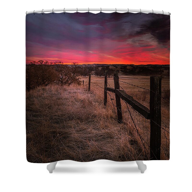 Dramatic Shower Curtain featuring the photograph Change of Light by Tim Bryan