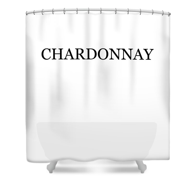 Halloween Shower Curtain featuring the digital art Chardonnay Wine Costume by Flippin Sweet Gear