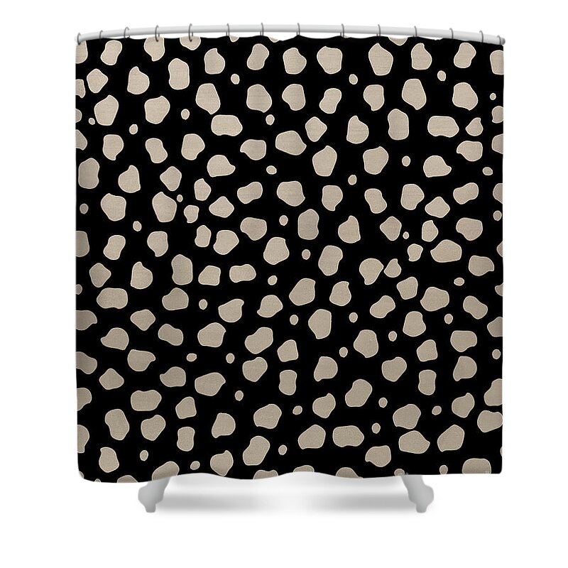 Black And Tan Shower Curtains