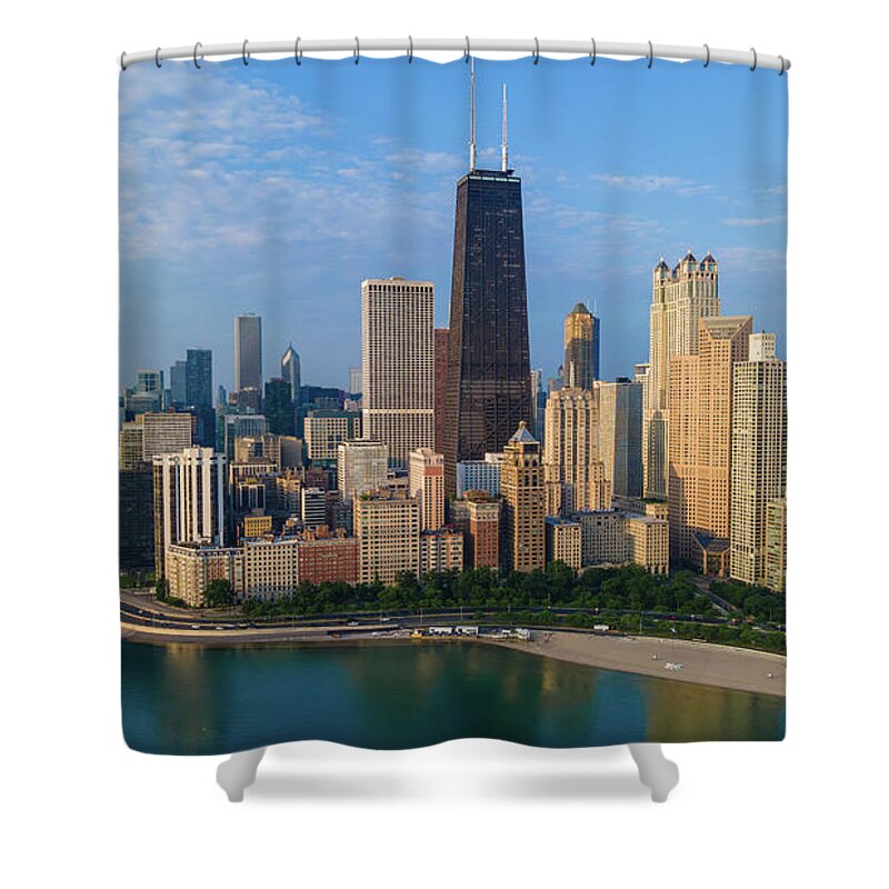 Chicago Shower Curtain featuring the photograph Chicago Gold Coast by Bobby K