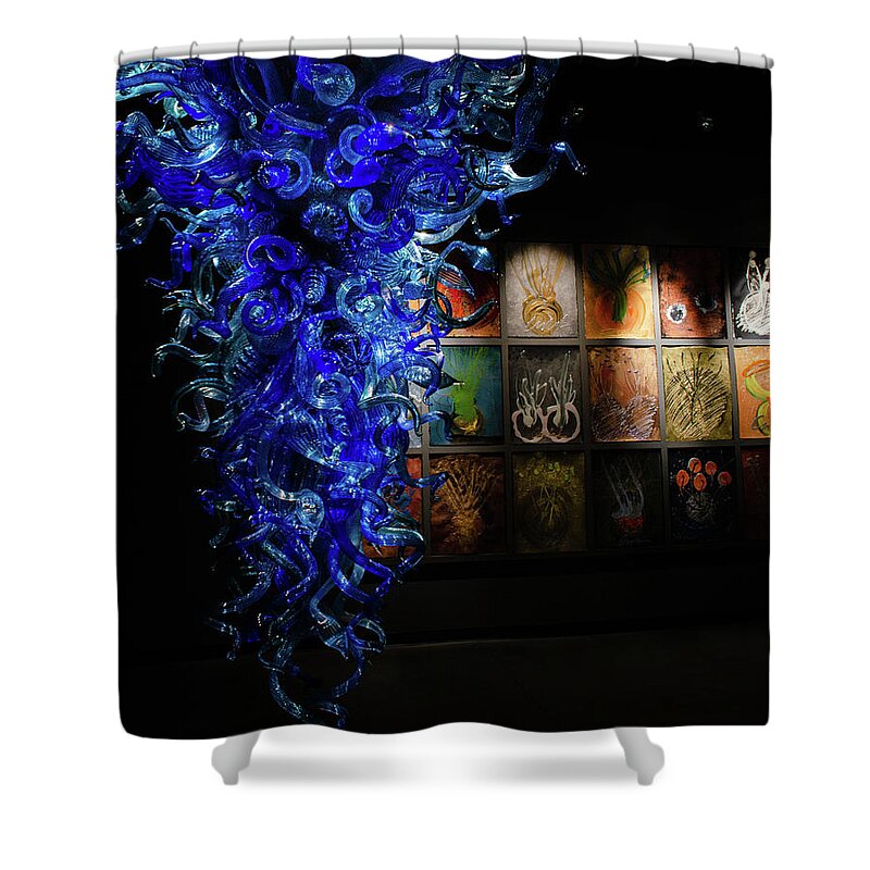 Blownglass Shower Curtain featuring the photograph Chihuly Glass No.3 by Vicky Edgerly