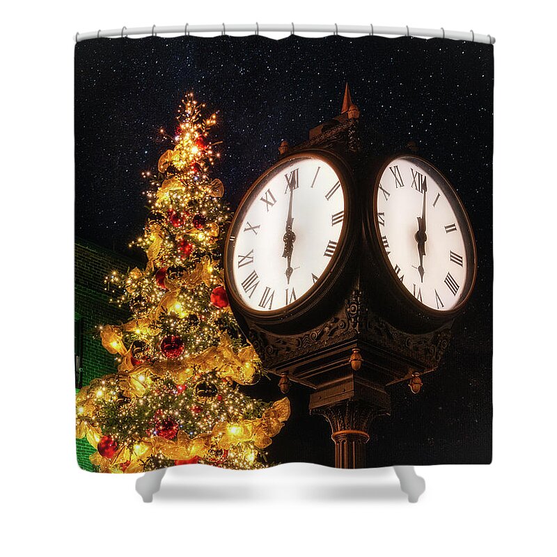 Christmas Shower Curtain featuring the photograph Christmas Time by Dee Potter