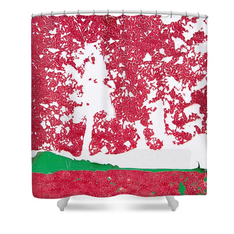 Texture Shower Curtain featuring the photograph Christmas Tree by Marilyn Cornwell