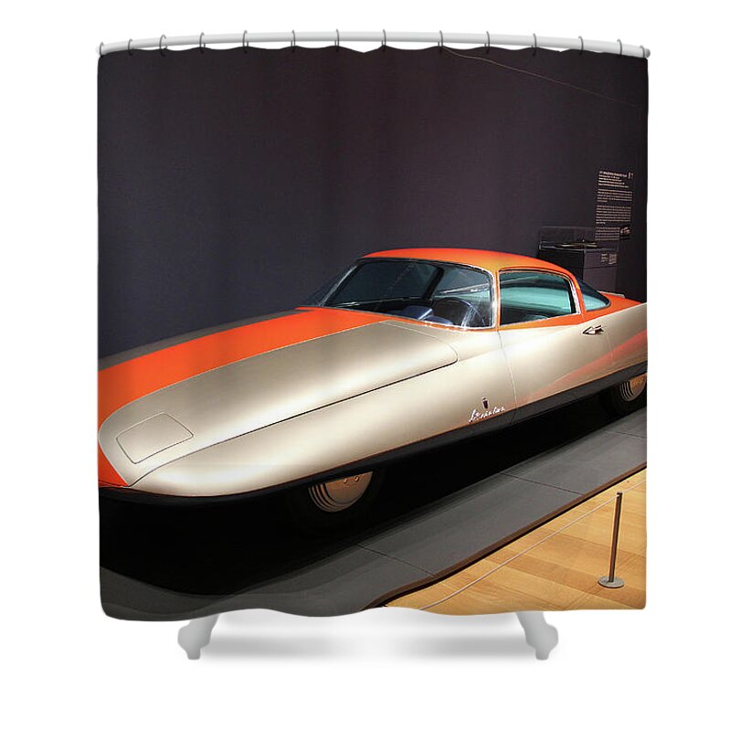 Concept Car Shower Curtain featuring the photograph Chrysler - 1955 Concept Car by Richard Krebs