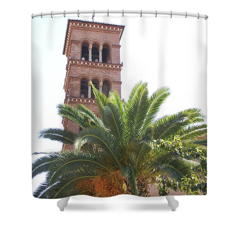  Shower Curtain featuring the photograph Church Palm by Heather E Harman